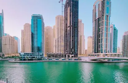 Apartment - 1 Bedroom - 2 Bathrooms for rent in The Atlantic - Dubai Marina - Dubai