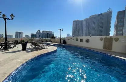 Apartment - 2 Bedrooms - 4 Bathrooms for rent in Al Khan 5 building - Al Khan - Sharjah