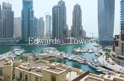 Apartment - 2 Bedrooms - 2 Bathrooms for rent in Al Fairooz Tower - Emaar 6 Towers - Dubai Marina - Dubai