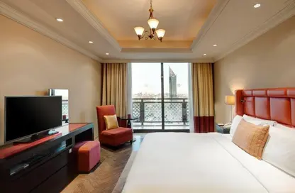 Room / Bedroom image for: Apartment - 3 Bedrooms - 4 Bathrooms for rent in Dubai Media City - Dubai, Image 1