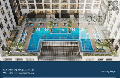 Apartment - 2 Bedrooms - 3 Bathrooms for sale in Corniche Tower - Ajman Corniche Road - Ajman