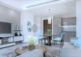 Living / Dining Room image for: Apartment - 1 bedroom - 2 bathrooms for sale in Waves Grande - Sobha Hartland - Mohammed Bin Rashid City - Dubai, Image 1
