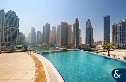 Apartment - 1 Bedroom - 2 Bathrooms for rent in Trident Bayside - Dubai Marina - Dubai