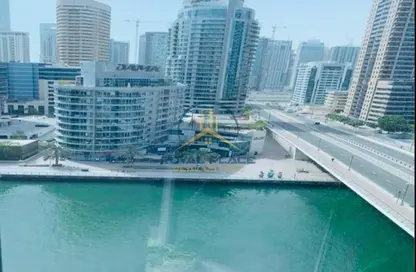 Apartment - 3 Bedrooms - 3 Bathrooms for rent in Marina Wharf 2 - Marina Wharf - Dubai Marina - Dubai