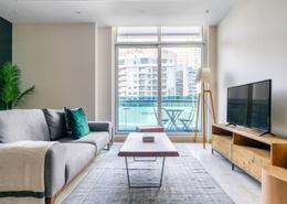 Living Room image for: Apartment - 1 bedroom - 2 bathrooms for rent in Orra Marina - Dubai Marina - Dubai, Image 1