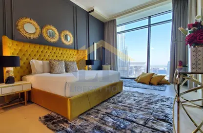 Apartment - 3 Bedrooms - 4 Bathrooms for rent in Burj Vista 1 - Burj Vista - Downtown Dubai - Dubai