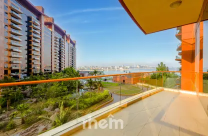 Apartment - 1 Bedroom - 2 Bathrooms for rent in Sapphire - Tiara Residences - Palm Jumeirah - Dubai