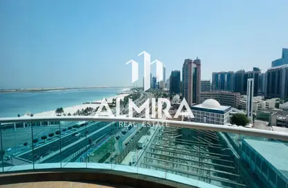 دوبلكس - 3 غرف نوم - 5 حمامات للايجار في برج بالغيلم - شارع الكورنيش - أبوظبي