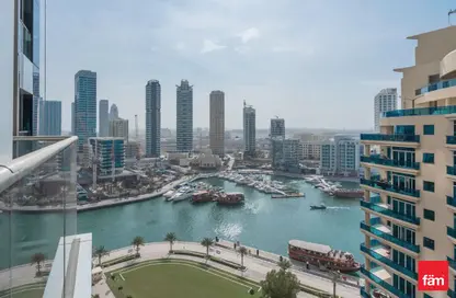 شقة - 1 حمام للايجار في برج التألق 2 - أبراج البريق - دبي مارينا - دبي