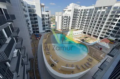 شقة - غرفة نوم - 1 حمام للايجار في واحة شاطئ عزيزي - ستوديو سيتي - دبي