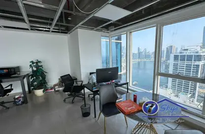 مكتب - استوديو - 2 حمامات للايجار في برج تشرشل للأعمال - أبراج تشرشل - الخليج التجاري - دبي