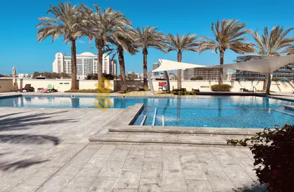 Pool image for: Apartment - 3 Bedrooms - 4 Bathrooms for rent in Al Marasy - Al Bateen - Abu Dhabi, Image 1