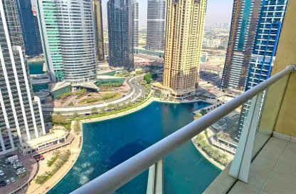 Pool image for: Apartment - 1 Bathroom for sale in Lake View Tower - Lake Almas West - Jumeirah Lake Towers - Dubai, Image 1