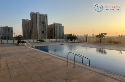 صورة لـ حوض سباحة شقة - غرفة نوم - 2 حمامات للبيع في المنارة - مثلث قرية الجميرا - دبي ، صورة رقم 1