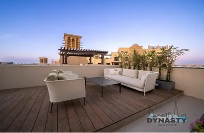 Terrace image for: Apartment - 4 Bedrooms - 4 Bathrooms for sale in Lamtara 3 - Madinat Jumeirah Living - Umm Suqeim - Dubai, Image 1