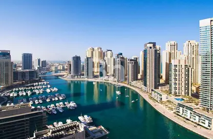 Apartment - 3 Bedrooms - 4 Bathrooms for sale in Silverene Tower A - Silverene - Dubai Marina - Dubai