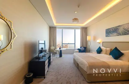 Apartment - Studio - 1 Bathroom for rent in The Palm Tower - Palm Jumeirah - Dubai