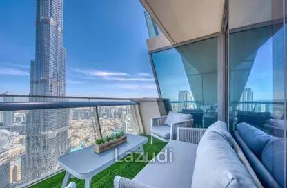 Balcony image for: Apartment - 3 Bedrooms - 3 Bathrooms for rent in Burj Vista 1 - Burj Vista - Downtown Dubai - Dubai, Image 1