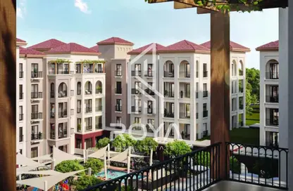 Apartment - 1 Bedroom - 2 Bathrooms for sale in Bloom Living - Zayed City (Khalifa City C) - Khalifa City - Abu Dhabi