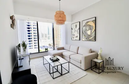 Apartment - 1 Bedroom - 2 Bathrooms for rent in Silverene Tower A - Silverene - Dubai Marina - Dubai