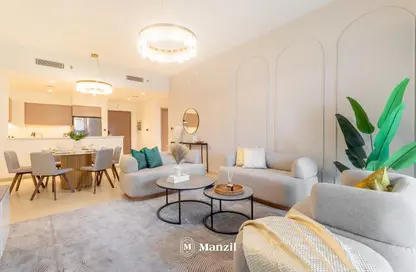 Living / Dining Room image for: Apartment - 2 Bedrooms - 2 Bathrooms for rent in Downtown Dubai - Dubai, Image 1
