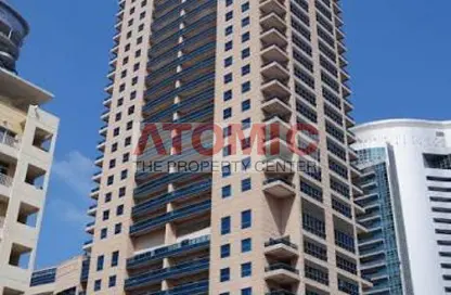 Apartment - Studio - 1 Bathroom for rent in Zumurud Tower - Dubai Marina - Dubai