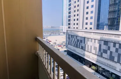 Balcony image for: Apartment - 2 Bedrooms - 2 Bathrooms for rent in Al Khan Lagoon - Al Khan - Sharjah, Image 1
