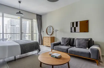 Apartment - Studio - 1 Bathroom for rent in Dubai Arch - JLT Cluster G - Jumeirah Lake Towers - Dubai