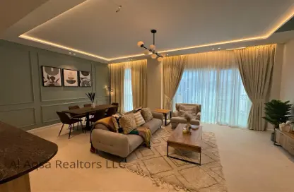 Living / Dining Room image for: Apartment - 2 Bedrooms - 3 Bathrooms for sale in Burj View Residence - Arjan - Dubai, Image 1