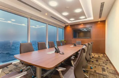 Co-working space - Studio - 3 Bathrooms for rent in Single Business Tower - Sheikh Zayed Road - Dubai