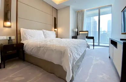 صورة لـ غرفة- غرفة النوم النزل و الشقق الفندقية - 2 غرف نوم - 3 حمامات للايجار في 1 فندق العنوان-سكاي فيو - أبراج العنوان سكاي فيو - دبي وسط المدينة - دبي ، صورة رقم 1