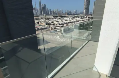 Balcony image for: Apartment - 1 Bedroom - 1 Bathroom for rent in Azizi Riviera 22 - Meydan One - Meydan - Dubai, Image 1