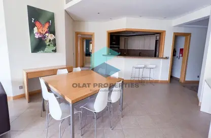 Apartment - 3 Bedrooms - 3 Bathrooms for rent in Al Das - Shoreline Apartments - Palm Jumeirah - Dubai