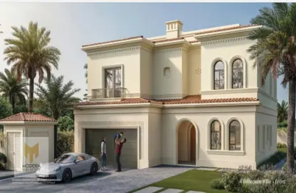 Outdoor House image for: Townhouse - 3 Bedrooms - 4 Bathrooms for sale in Bloom Living - Zayed City (Khalifa City C) - Khalifa City - Abu Dhabi, Image 1
