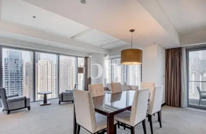 Apartment - 3 Bedrooms - 2 Bathrooms for rent in JW Marriott Hotel Marina - Dubai Marina - Dubai