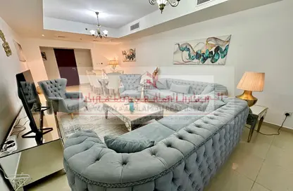 Apartment - 1 Bedroom - 2 Bathrooms for rent in Beach Tower 2 - Al Khan Lagoon - Al Khan - Sharjah