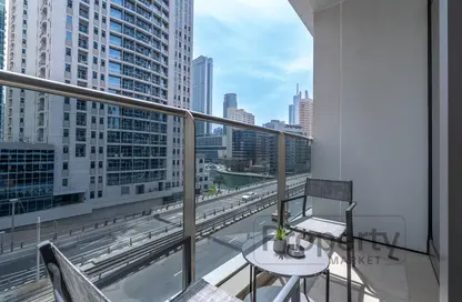 Apartment - Studio - 1 Bathroom for rent in Sparkle Tower 3 - Sparkle Towers - Dubai Marina - Dubai