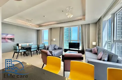 Apartment - 2 Bedrooms - 3 Bathrooms for rent in Al Jowhara Tower - Corniche Road - Abu Dhabi