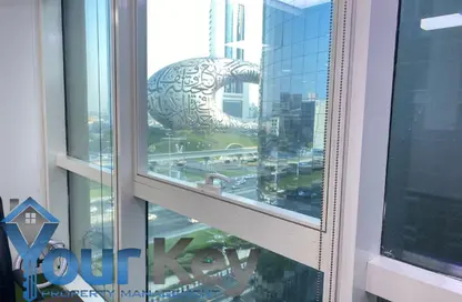 Office Space - Studio - 1 Bathroom for rent in Latifa Tower - Sheikh Zayed Road - Dubai