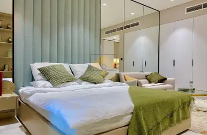 Room / Bedroom image for: Apartment - 1 Bathroom for sale in Westwood By IMTIAZ - Al Furjan - Dubai, Image 1