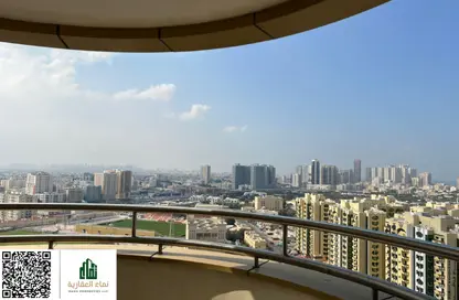 Apartment - 2 Bedrooms - 3 Bathrooms for rent in Horizon Towers - Ajman Downtown - Ajman