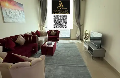 Apartment - 1 Bedroom - 2 Bathrooms for rent in Ajman Corniche Residences - Ajman Corniche Road - Ajman
