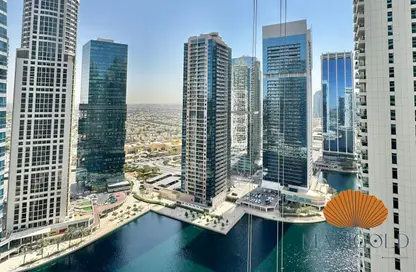 شقة - غرفة نوم - 2 حمامات للايجار في خور الجميرا 1 - (JLT) مجمع X - أبراج بحيرة الجميرا - دبي