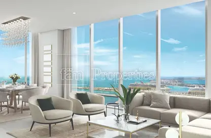 Living / Dining Room image for: Apartment - 2 Bedrooms - 2 Bathrooms for sale in LIV Marina - Dubai Marina - Dubai, Image 1
