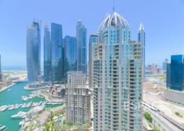 Apartment - 3 bedrooms - 3 bathrooms for rent in Al Mesk Tower - Emaar 6 Towers - Dubai Marina - Dubai