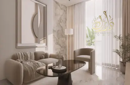 Living Room image for: Apartment - 2 Bedrooms - 3 Bathrooms for sale in Samana Portofino - Dubai Production City (IMPZ) - Dubai, Image 1