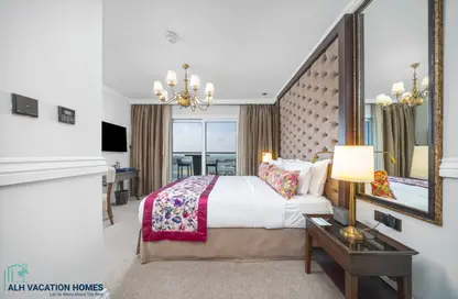 النزل و الشقق الفندقية - غرفة نوم - 2 حمامات للايجار في ديوكس ذا بالم - نخلة جميرا - دبي