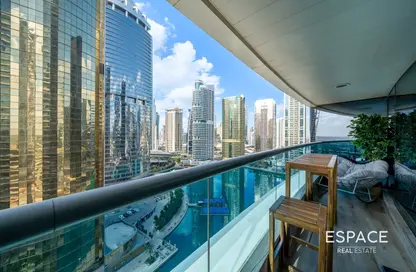 شقة - غرفة نوم - 2 حمامات للبيع في برج كونكورد - (JLT) مجمع H - أبراج بحيرات الجميرا - دبي