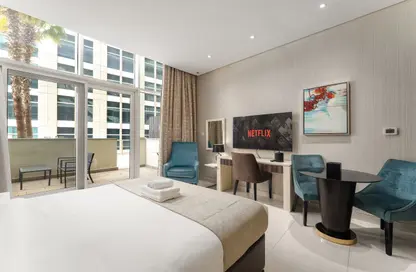 Apartment - Studio - 1 Bathroom for rent in Bay's Edge - Business Bay - Dubai