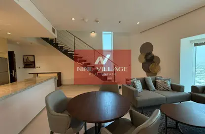 دوبلكس - غرفة نوم - 2 حمامات للايجار في برج بارك - شارع الشيخ زايد - دبي